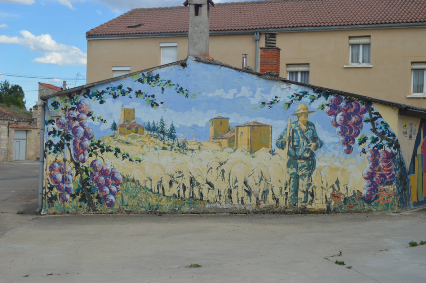 Así es la ruta de los murales de Tubilla del Lago