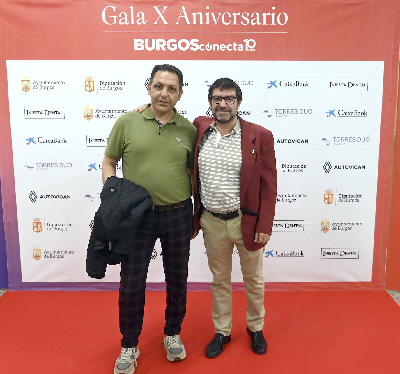 Abdul Chahir y Julio César Rico, periodista colaborador de Burgosconecta.