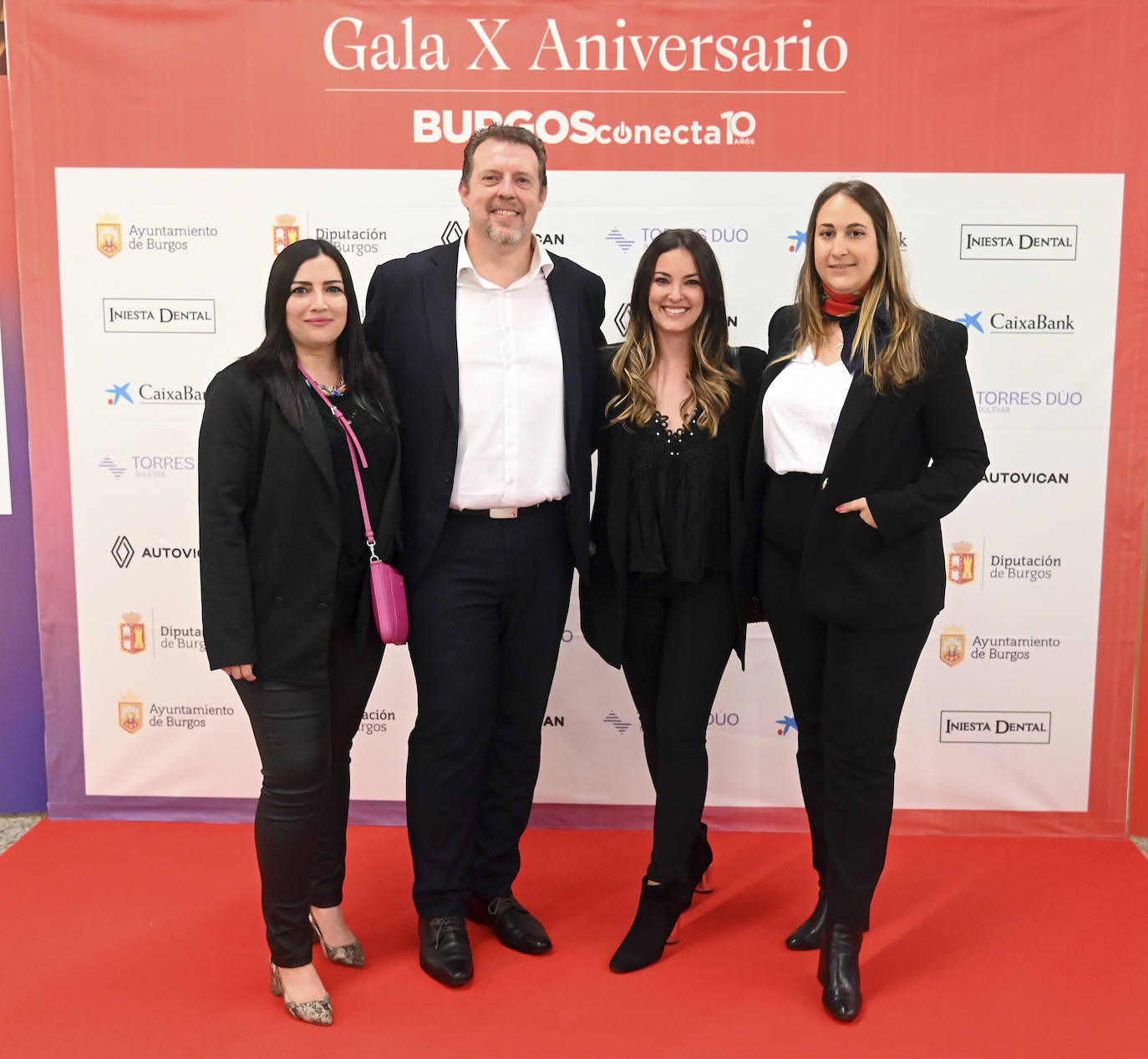 Equipo de Iniesta Dental, patrocinador de la gala.