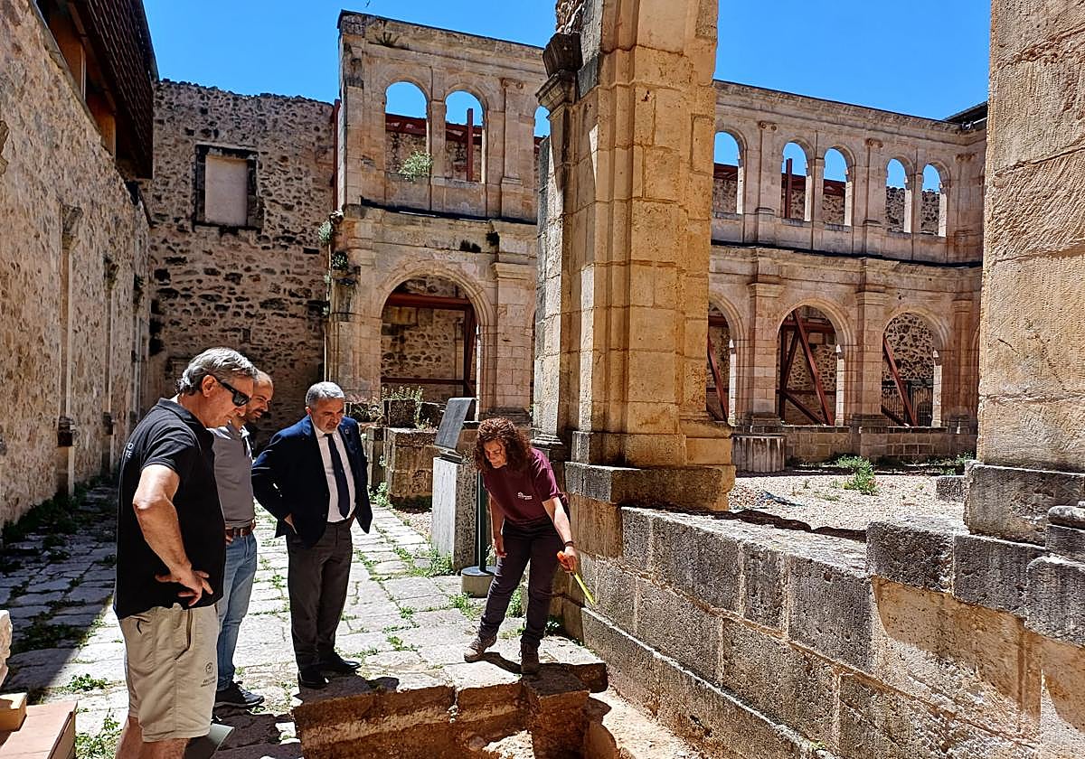 Excavaciones del Monasterio San Pedro de Arlanza, en Hortigüela.