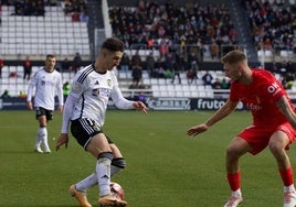 Enfrentamiento del Burgos CF y el RCD Mallorca en la Copa del Rey.