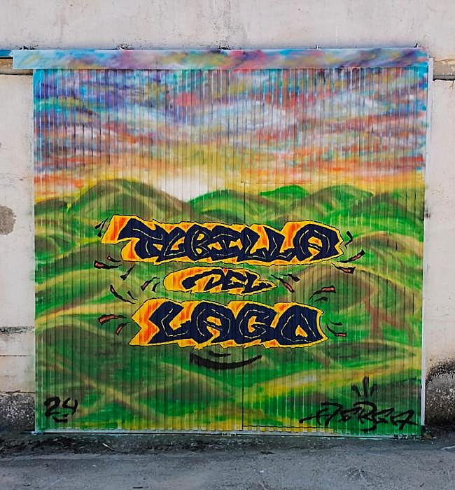 Mural de David Acosta para el Concurso de Murales 2024 de Tubilla.