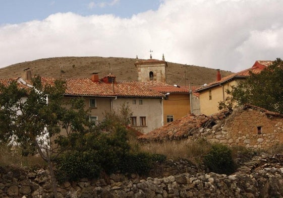 Vista de Santa Olalla de Bureba, en Burgos.