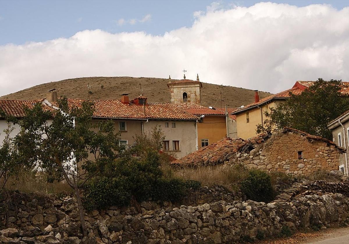 Vista de Santa Olalla de Bureba, en Burgos.