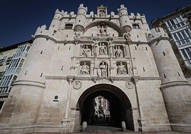 El Arco de Santamaría de Burgos, una de las ubicaciones de la celebración de la mascletá. Imagen de archivo.