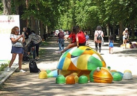 Parque infantil Isla Fantasía, en el parque de la Isla, en Burgos.