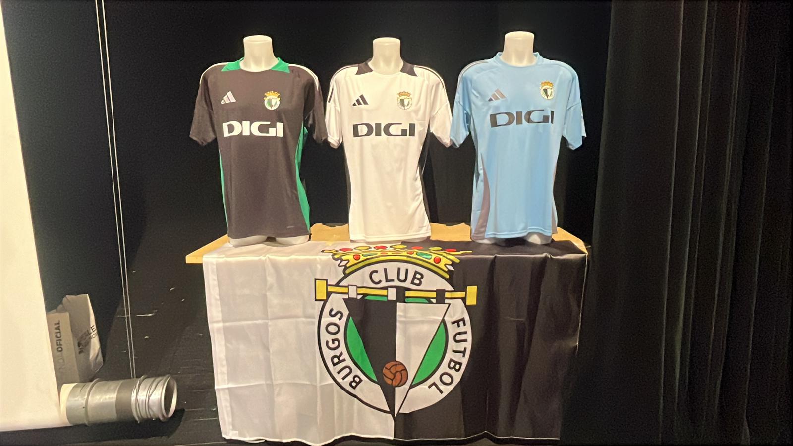 El Burgos CF presenta sus equipaciones para la temporada 2024/2025