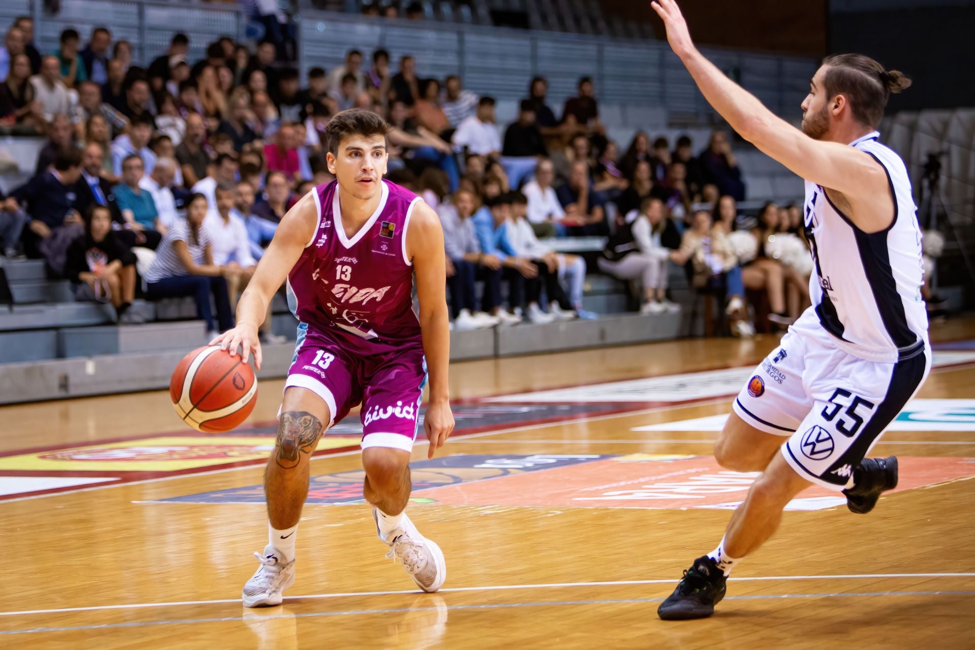 Jaume Lobo, en uno de sus partidos con el Lleida.