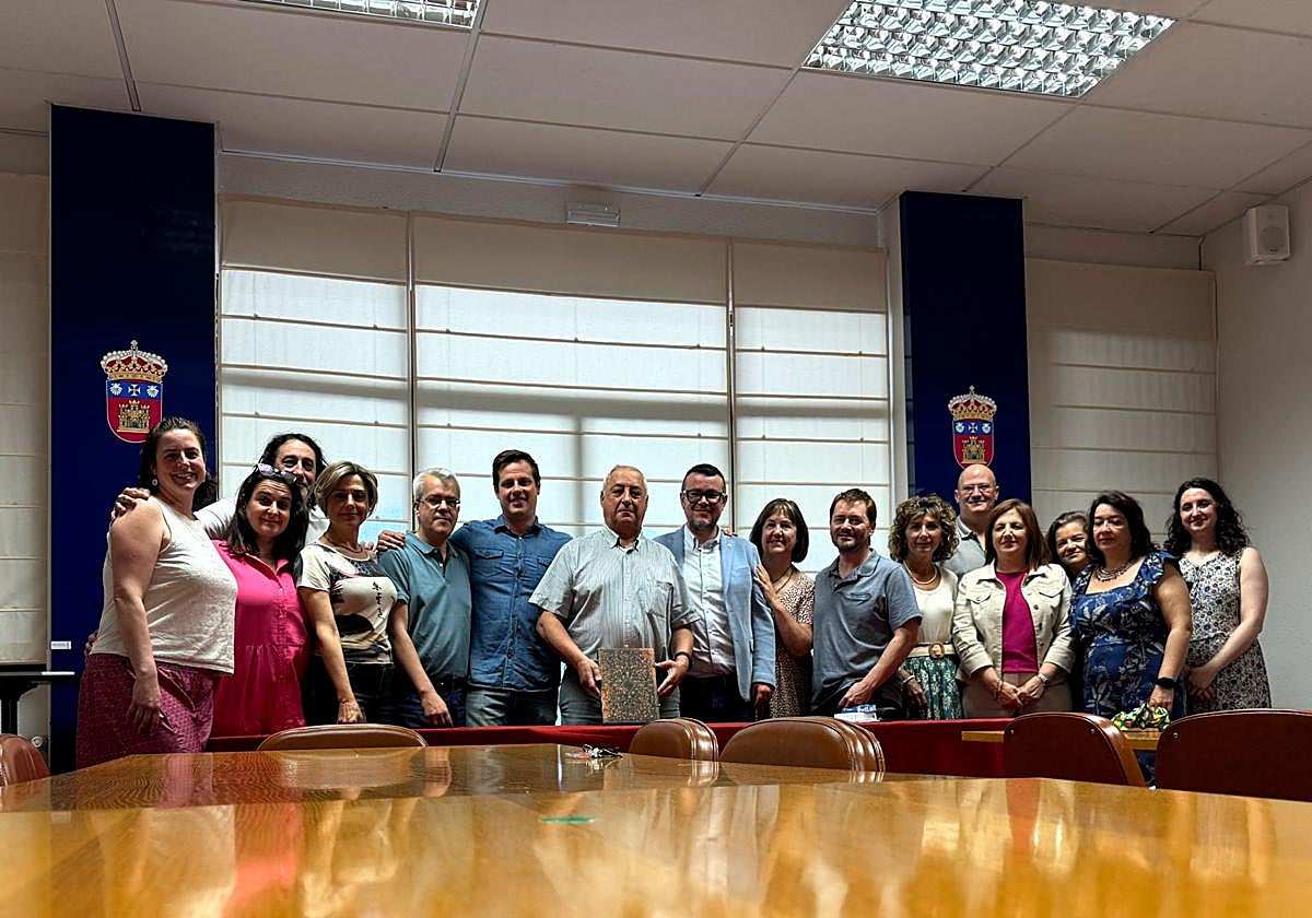 Acto de homenaje a Jesús Ángel Meneses.