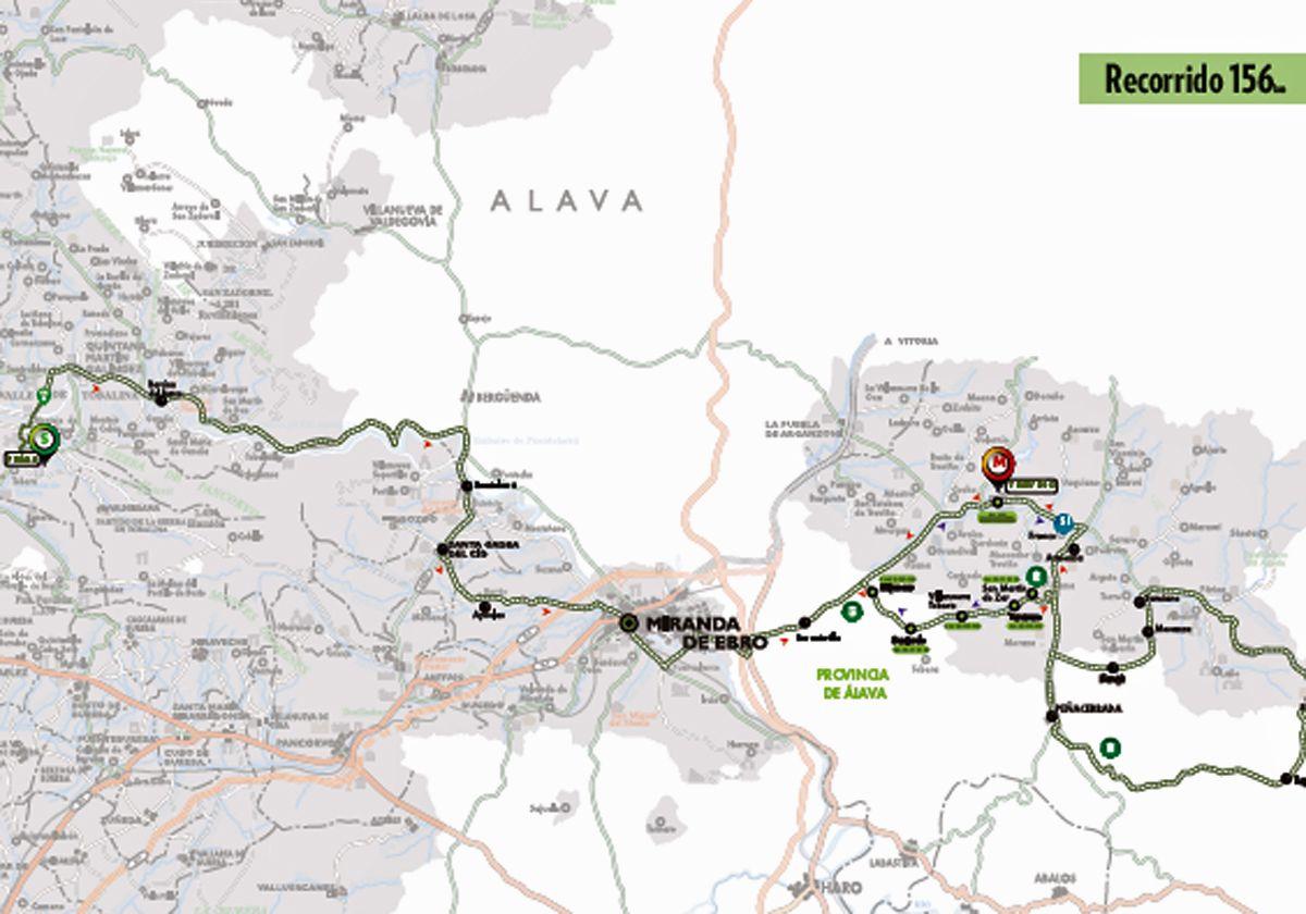 Recorrdio de la quinta y última etapa de la Vuelta a Burgos.