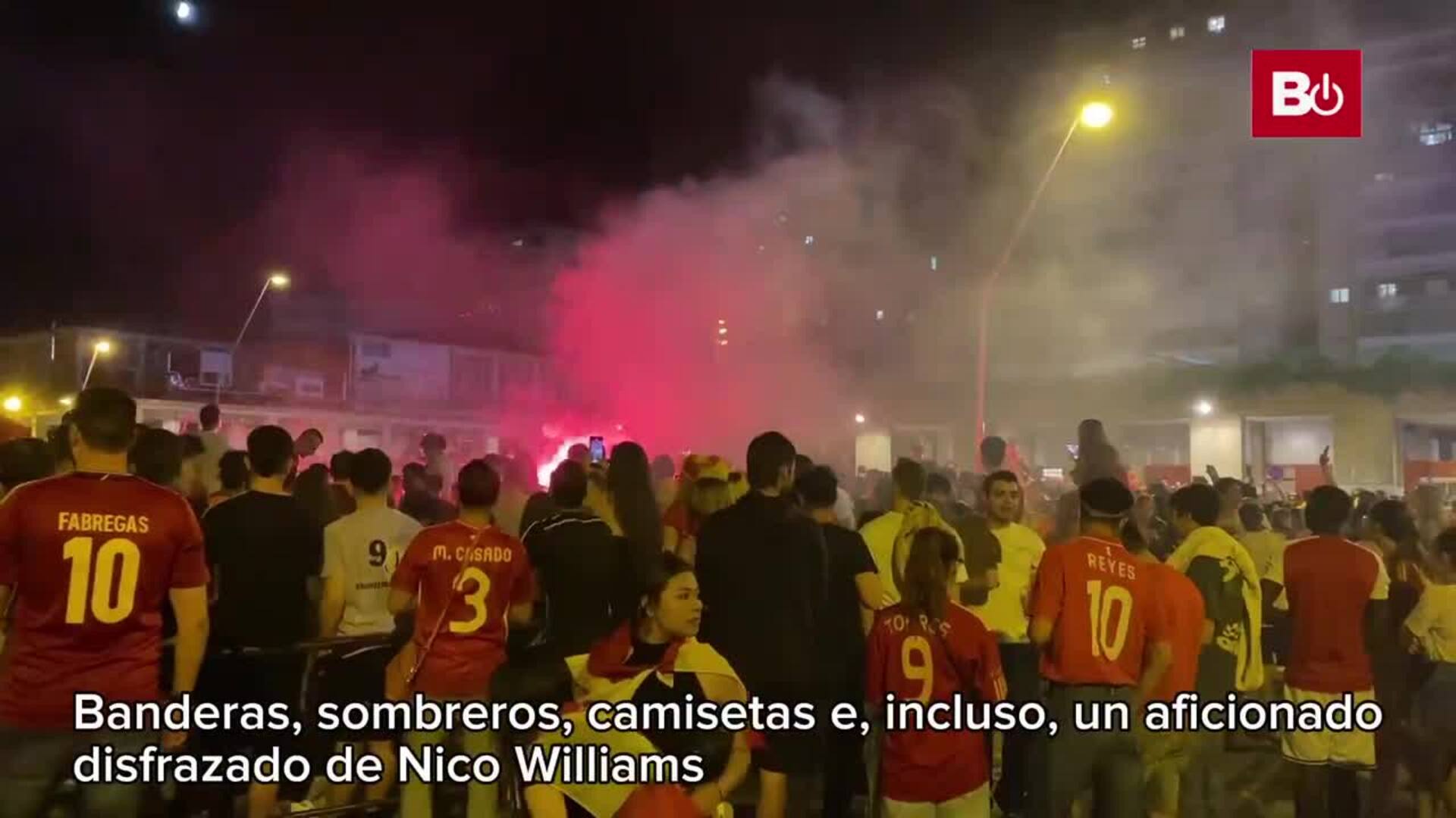 La Roja desata la locura en Burgos