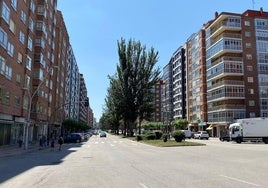 Avenida Derechos Humanos, en el corazón de Gamonal.