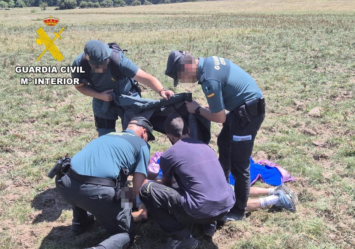 Agentes del Seprona han encontrado al hombre en un paraje de Canicosa.