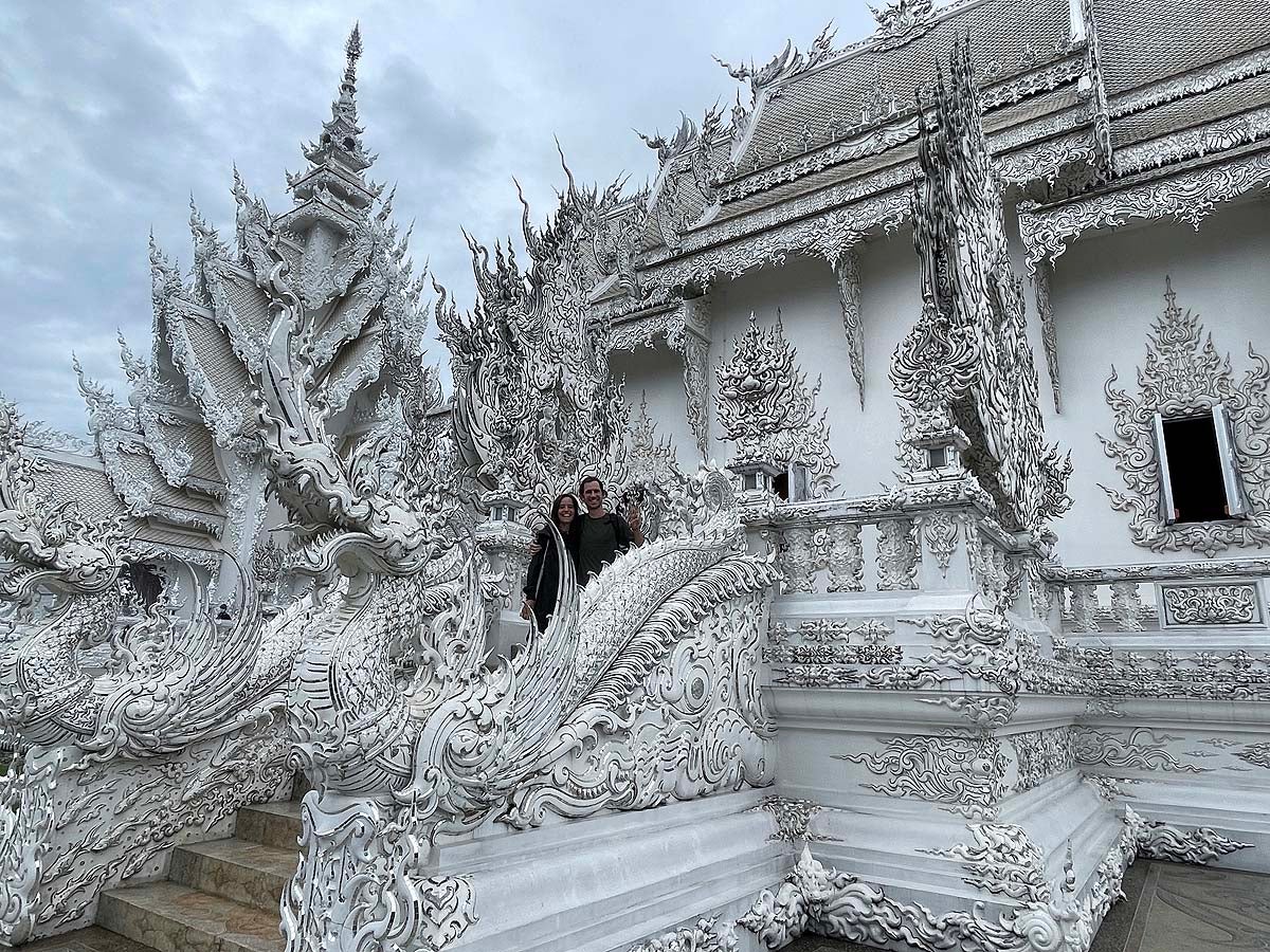 Templo Blanco, Chiang Rai, Tailandia.