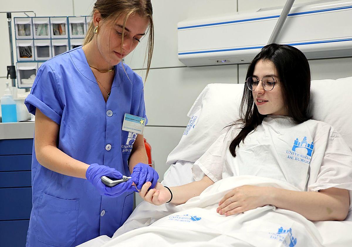 Enfermeria de la Universidad de Burgos.