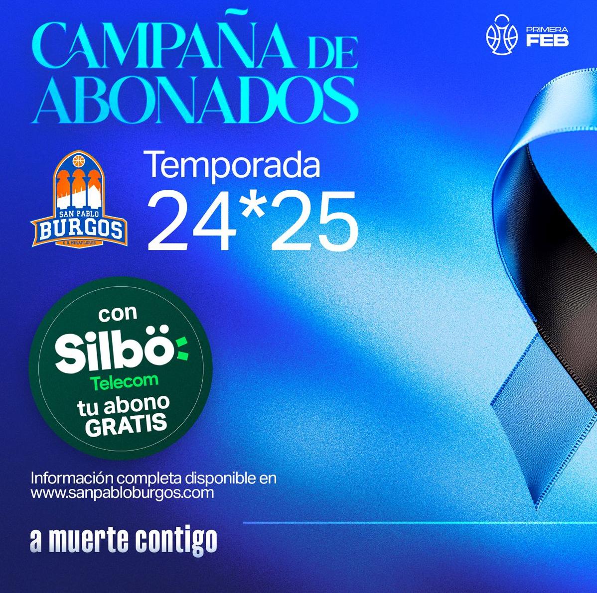 'A muerte contigo', la campaña de abonados del Silbö San Pablo Burgos