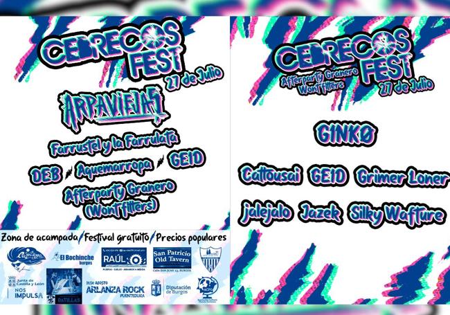 Cartel del Cebrecos Fest 2024.