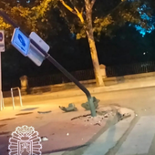 Da positivo en alcohol tras chocar contra una farola en Burgos