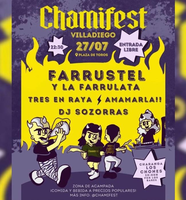 Cartel de Chamifest 2024 de Villadiego.