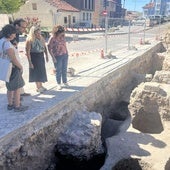 Patrimonio estudiará qué hacer con los restos medievales hallados en la calle San Esteban