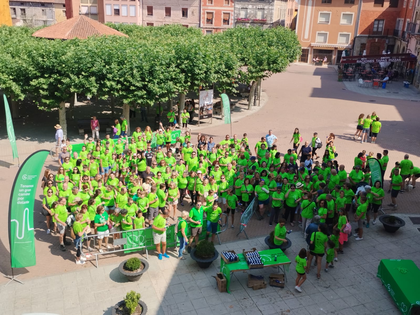 Participantes de la marcha.