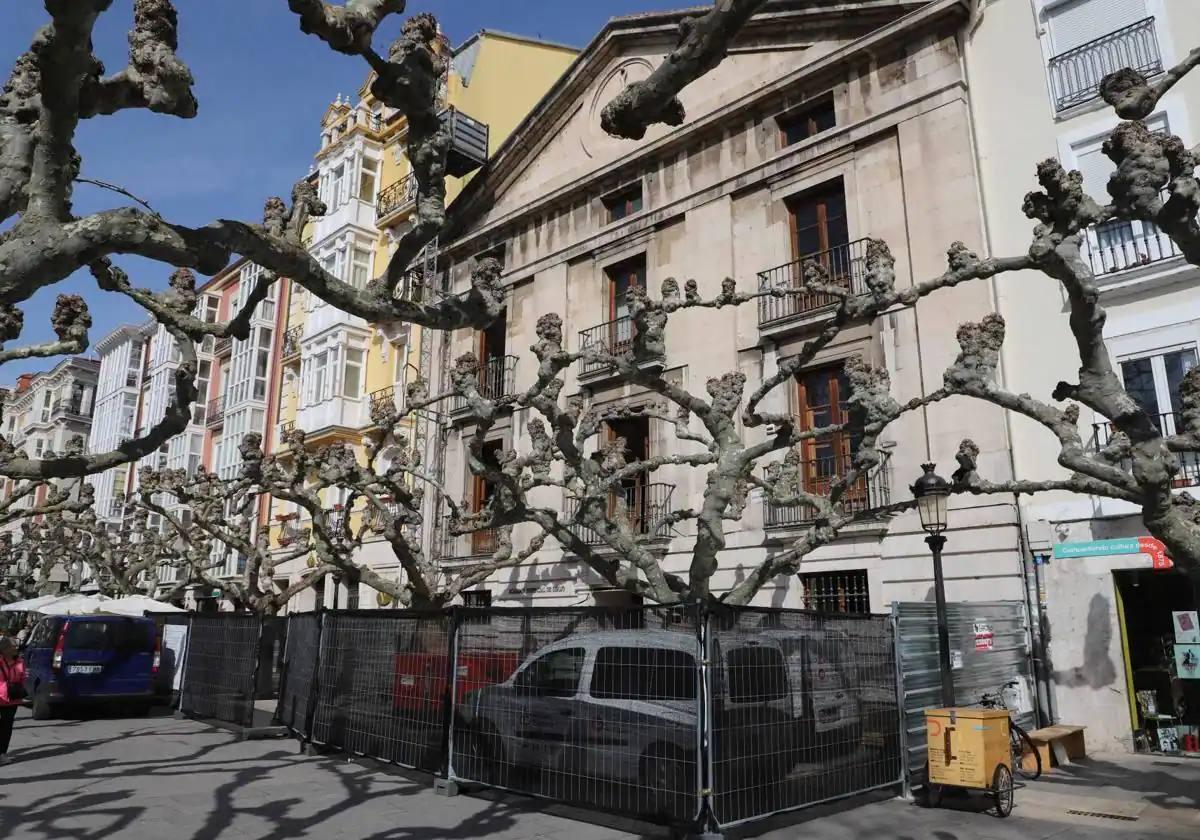 Consulado del Mar, cuando arrancaron las obras.