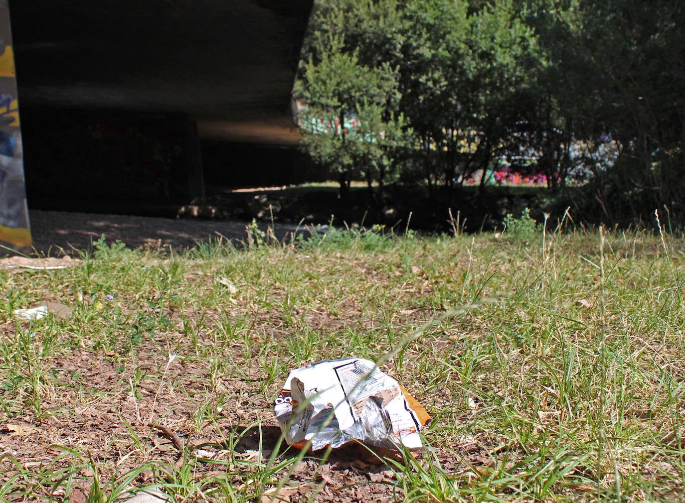 La basura se acumula en la ribera del Arlanzón en Burgos