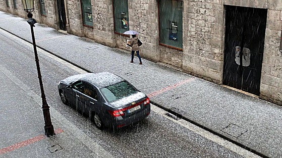 Aviso por tormentas de granizo este viernes en Burgos