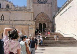 Calor en Burgos.