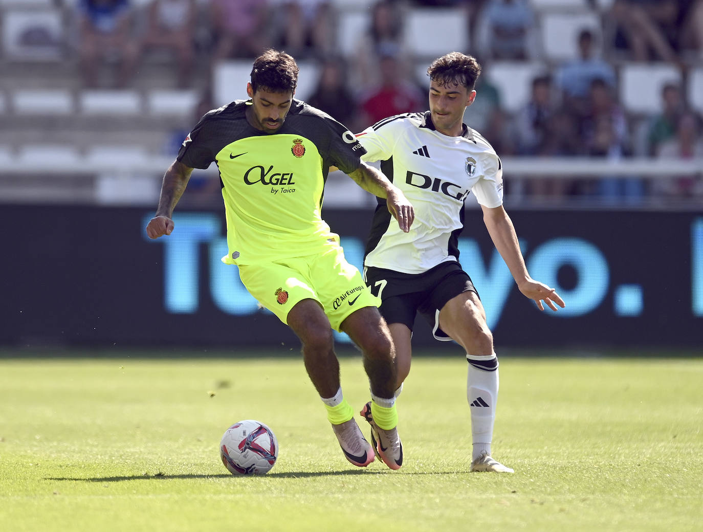 El Burgos CF - RCD Mallorca, en imágenes