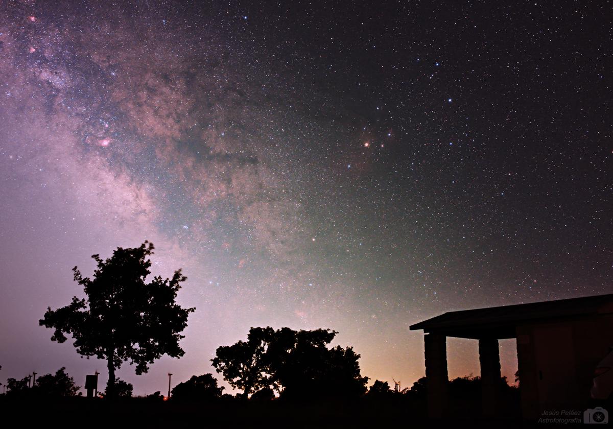 La Vía Láctea desde el Centro Astronómico de Lodos, en Burgos.