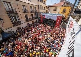 Imagen del Sonorama en la Plaza del Trigo.