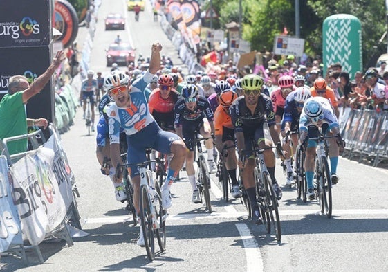 La quinta etapa de la XLVI Vuelta a Burgos, se decio al sprint con triunfo de Pavel Bittner.