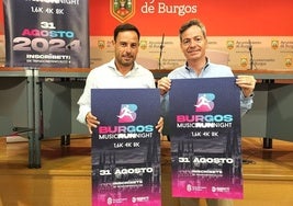 Joel Delgado y César Barriada presentan la carrera.