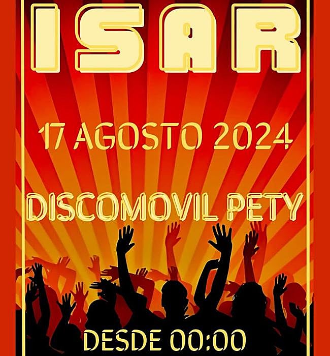 Cartel de fiestas de Isar 2024.