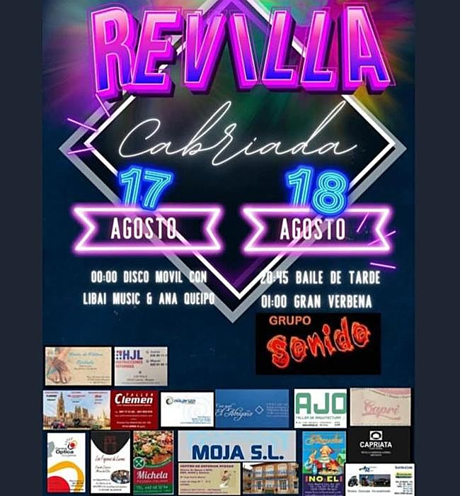 Cartel de fiestas de Revila Cabriada 2024.