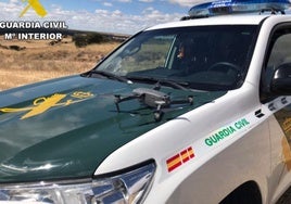 Dron con cámara térmica empleado por la Guardia Civil.