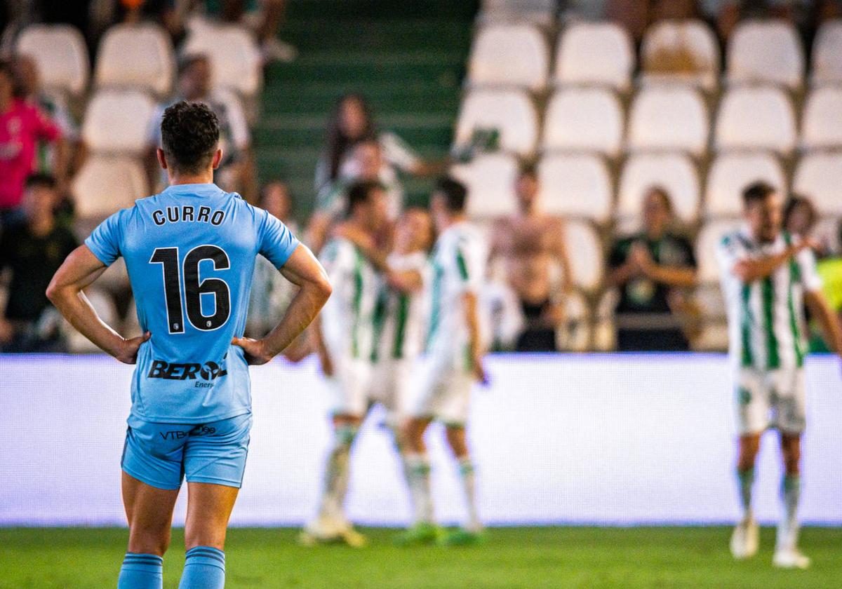 Imagen del encuentro entre el Córdoba CF y el Burgos CF.