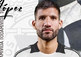 Lisandro López, nuevo fichaje del Burgos CF.