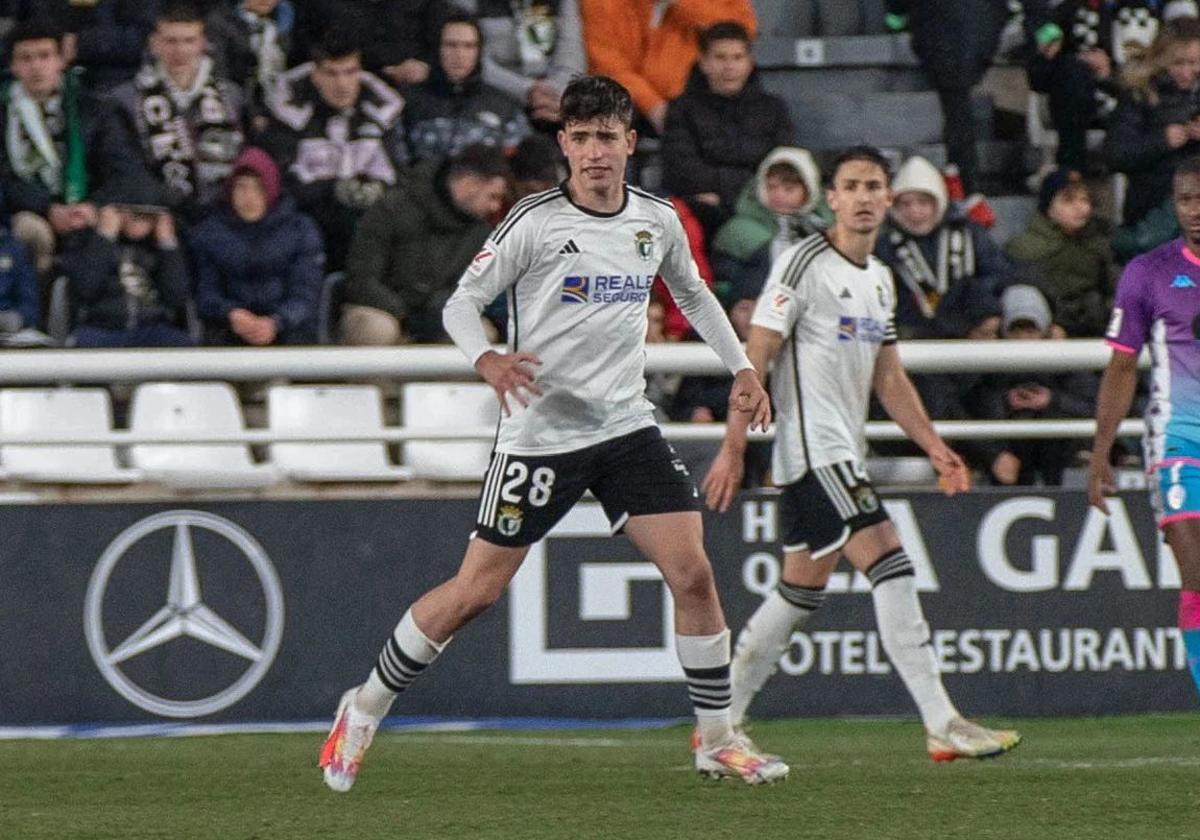 Saúl del Cerro debutó frente al Real Valladolid.