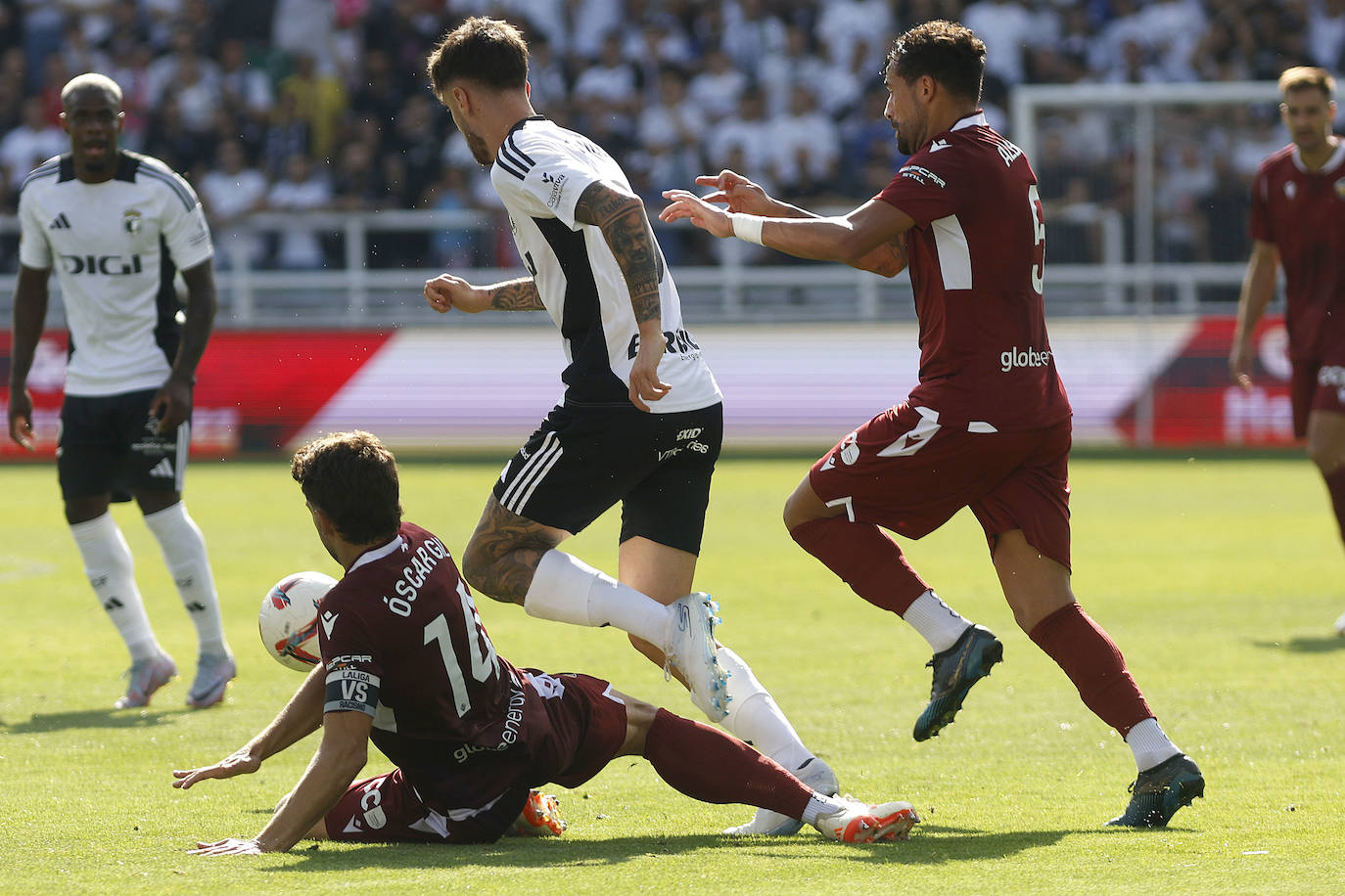 Así ha sido el partido del Burgos CF contra el CD Castellón