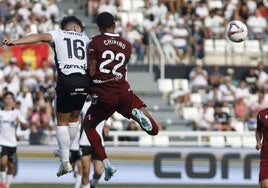 Imagen del encuentro entre el Burgos CF y el CD Castellón