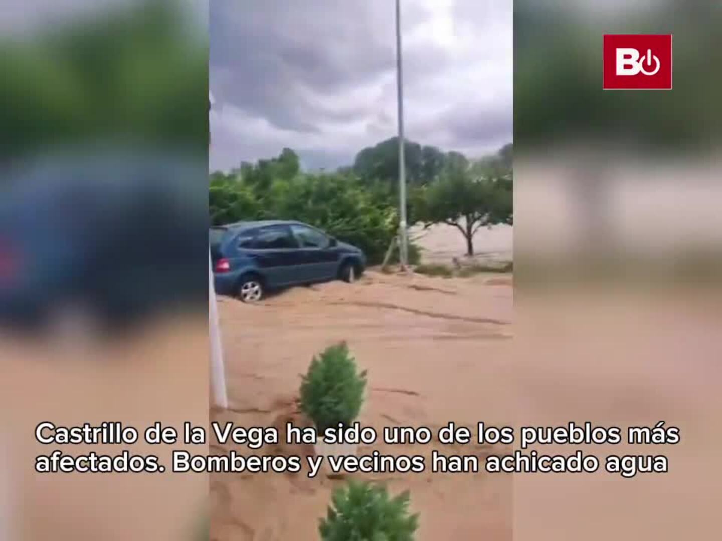 Así ha sido la tromba de agua que ha inundado pueblos en La Ribera del Duero