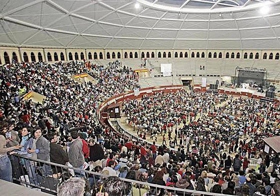 Imagen de archivo de la plaza de toros de Aranda de Duero.