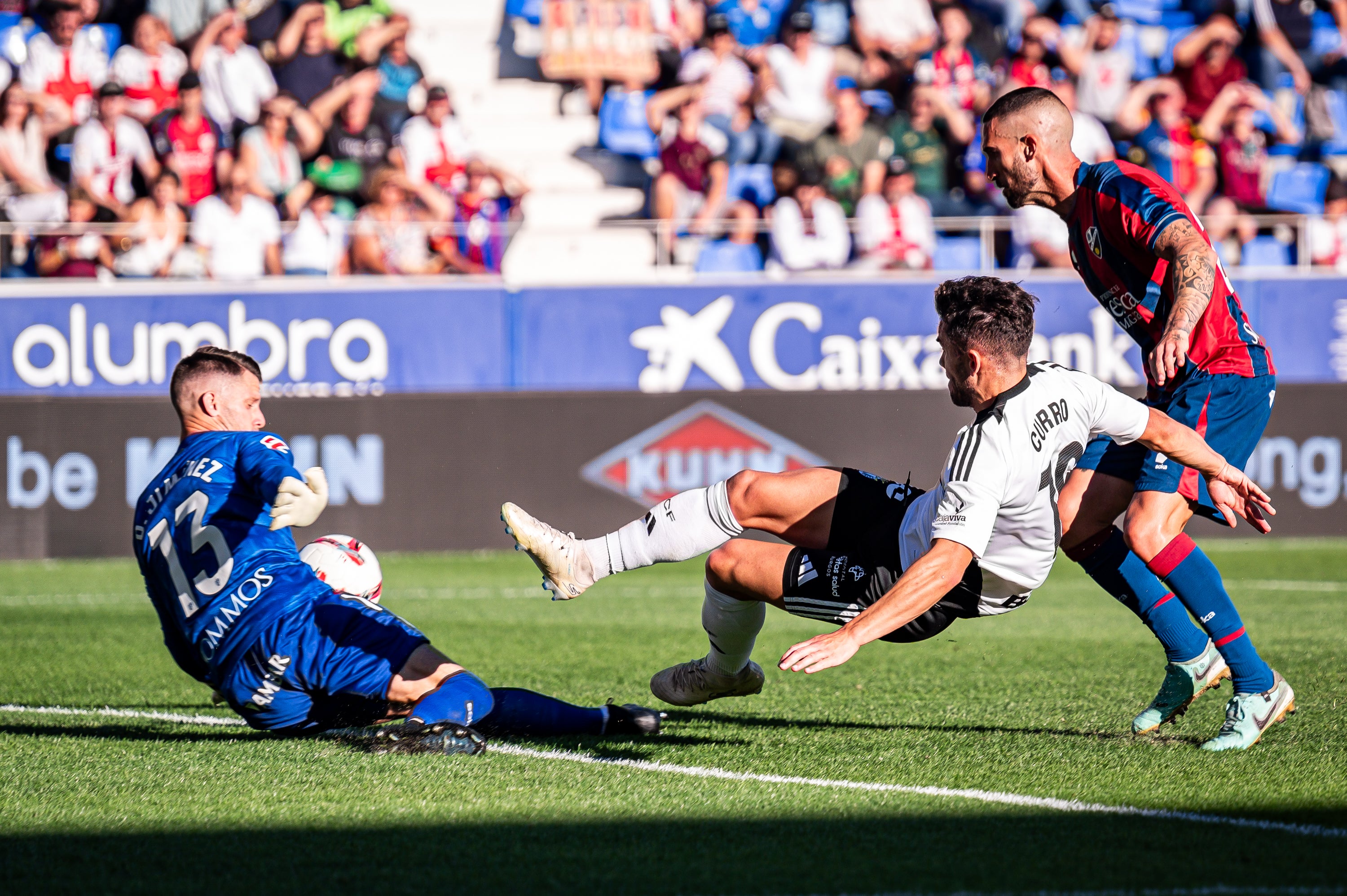 Así ha sido, en imágenes, la victoria del Burgos CF en Huesca