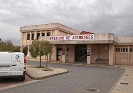 Imagen de la estación de autobuses de Aranda de Duero.