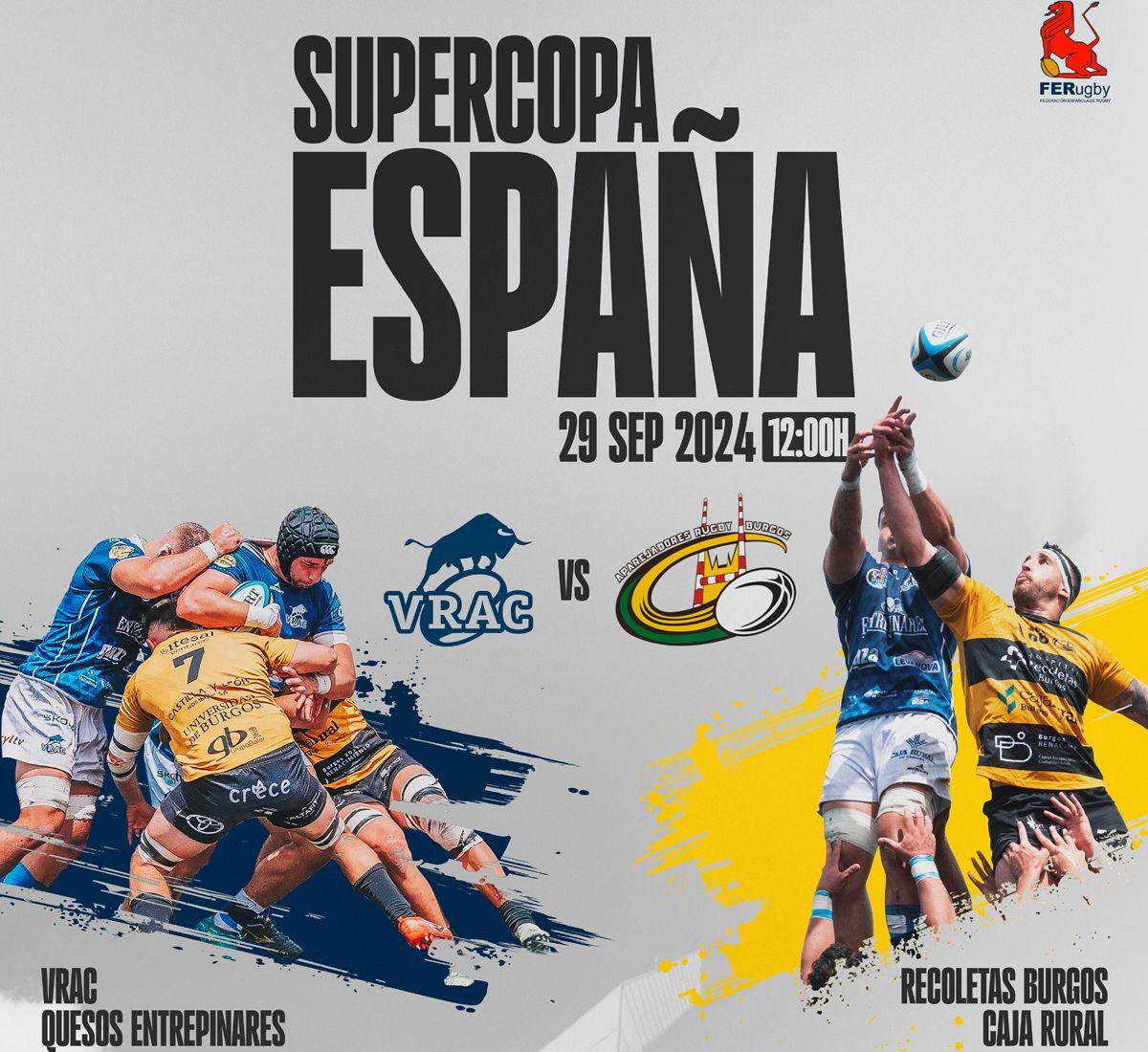 Ponen a la venta las entradas para la Supercopa de España de Rugby 2024