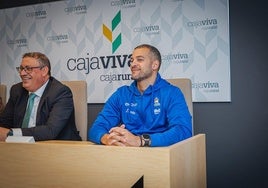 Bruno Savignani, durante la rueda de prensa previa a la disputa de la Copa Castilla y León.