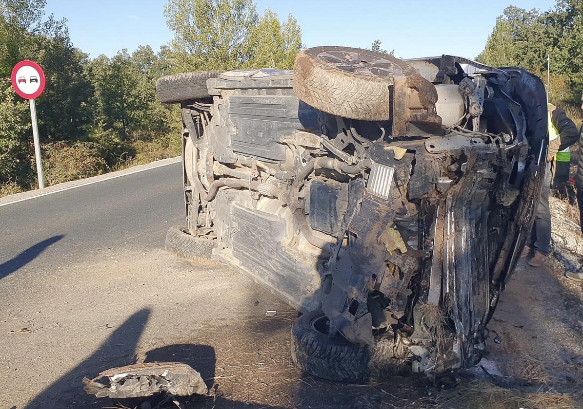 Estado en el que ha quedado el vehículo accidentado.