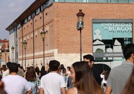 Estudiantes de la Universidad de Burgos.